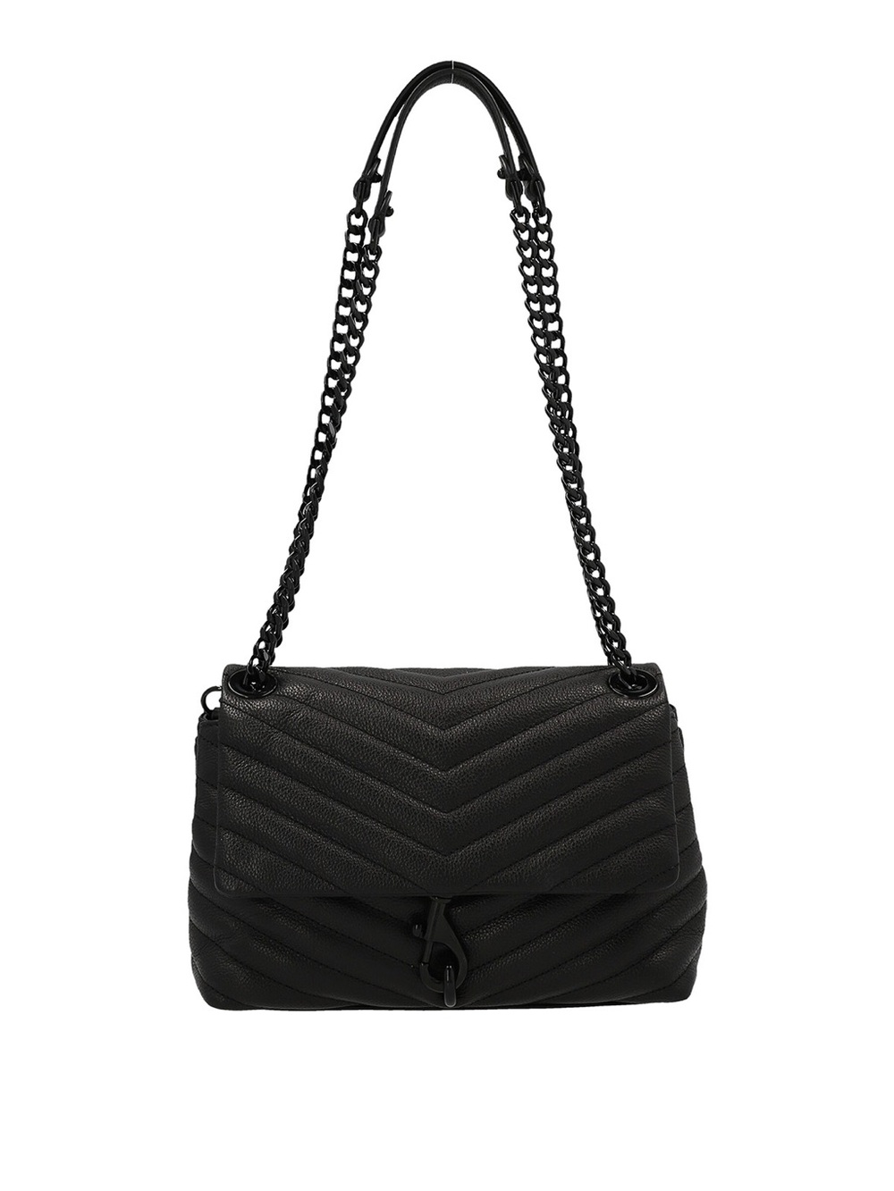 Rebecca Minkoff Black Quilted Leather Crossbody Bag